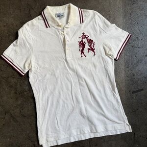 Vivienne Westwood CHAOS Collar 2011 Polo w/ Lion and Orb Motif